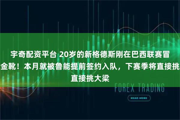 宇奇配资平台 20岁的新格德斯刚在巴西联赛冒头成金靴!本月就被鲁能提前签约入队,下赛季将直接挑大梁